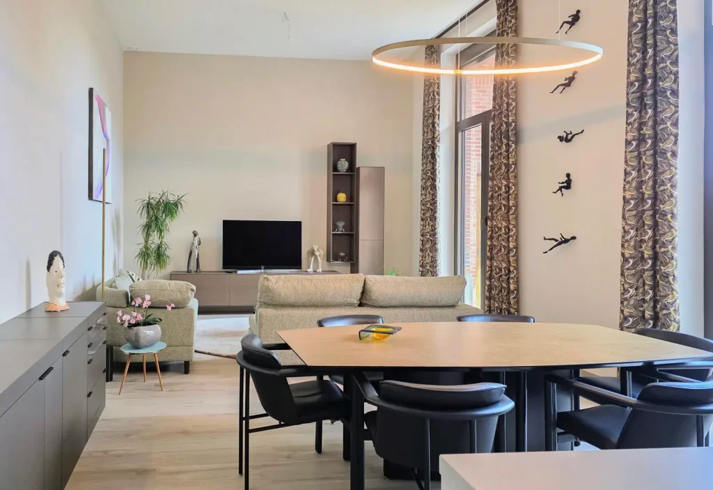Woonkamer na de herinrichting